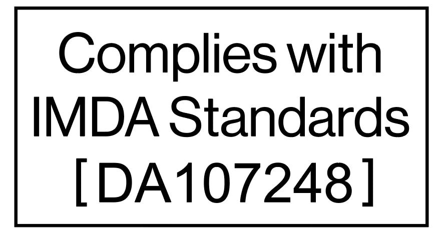 IMDA規格適合表示 DA107248