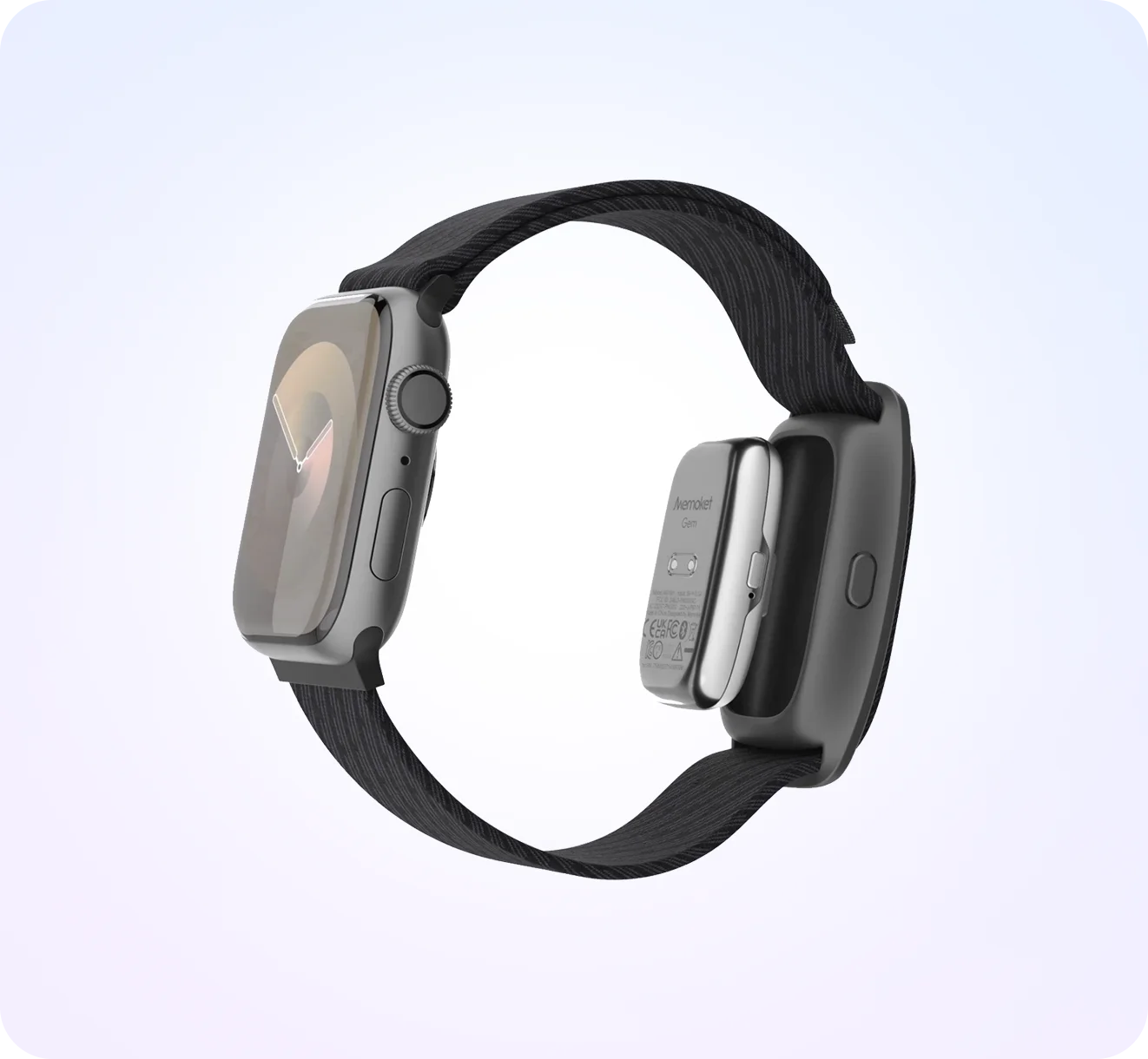 Apple WatchとMemoket Gemの併用イメージ